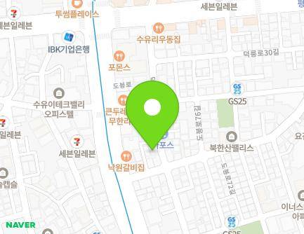 34 Deongneung-ro 28-gil, Gangbuk-gu, Seoul, Republic of Korea Map