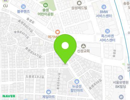 18 Solsaem-ro 64-gil, Gangbuk-gu, Seoul, Republic of Korea Map