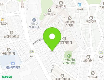 12-6 Opaesan-ro 58-gil, Gangbuk-gu, Seoul, Republic of Korea Map