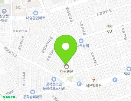 18 Samyang-ro 54na-gil, Gangbuk-gu, Seoul, Republic of Korea Map