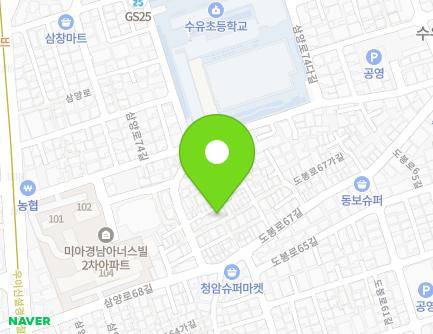 6-5 Samyang-ro 68ga-gil, Gangbuk-gu, Seoul, Republic of Korea Map