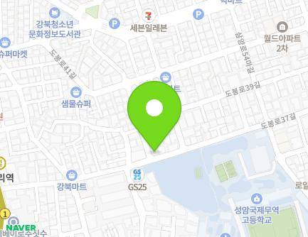 39 Samyang-ro 54da-gil, Gangbuk-gu, Seoul, Republic of Korea Map