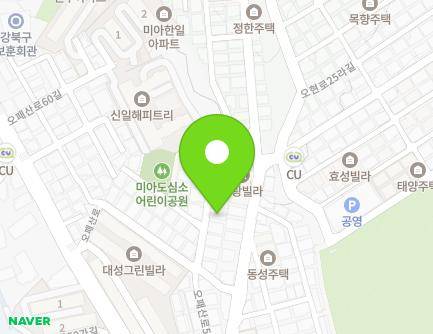 17 Opaesan-ro 52ma-gil, Gangbuk-gu, Seoul, Republic of Korea Map