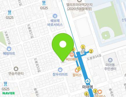 8 Dobong-ro 53-gil, Gangbuk-gu, Seoul, Republic of Korea Map