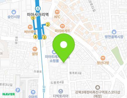 43 Wolgye-ro 3-gil, Gangbuk-gu, Seoul, Republic of Korea Map