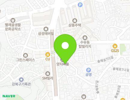 13-11 Insubong-ro 20ga-gil, Gangbuk-gu, Seoul, Republic of Korea Map