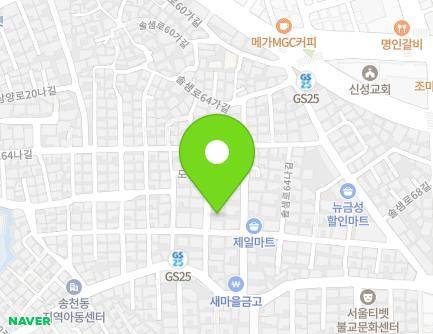 36-4 Solsaem-ro 64da-gil, Gangbuk-gu, Seoul, Republic of Korea Map