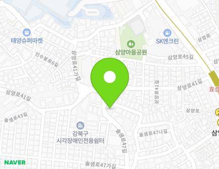 38 Solsaem-ro 47-gil, Gangbuk-gu, Seoul, Republic of Korea Map