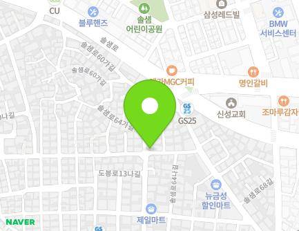 14 Solsaem-ro 64na-gil, Gangbuk-gu, Seoul, Republic of Korea Map