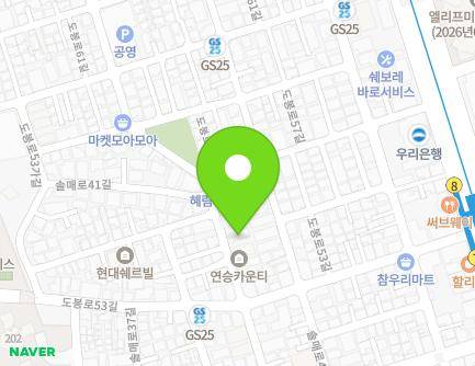 30 Solmae-ro 41-gil, Gangbuk-gu, Seoul, Republic of Korea Map