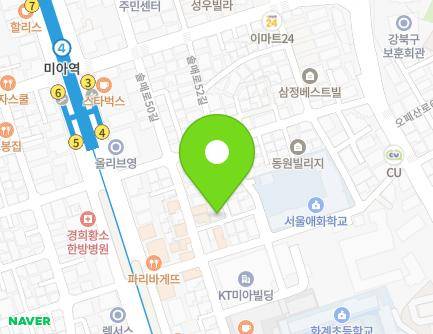 33-5 Solmae-ro 50-gil, Gangbuk-gu, Seoul, Republic of Korea Map