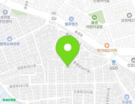 32-14 Solsaem-ro 64na-gil, Gangbuk-gu, Seoul, Republic of Korea Map