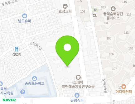 20 Ohyeon-ro 7-gil, Gangbuk-gu, Seoul, Republic of Korea Map