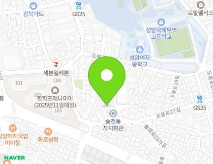 83-34 Dobong-ro 29-gil, Gangbuk-gu, Seoul, Republic of Korea Map