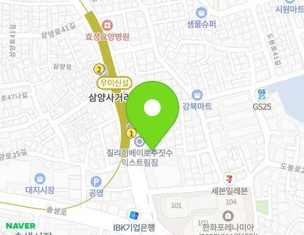 186 Samyang-ro, Gangbuk-gu, Seoul, Republic of Korea Map