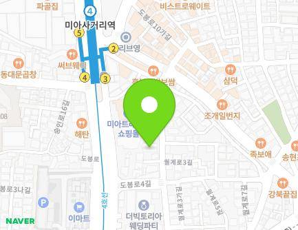 41 Wolgye-ro 3-gil, Gangbuk-gu, Seoul, Republic of Korea Map