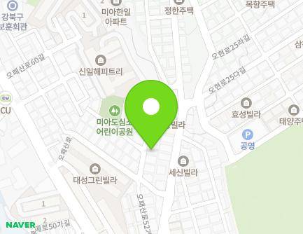 21 Opaesan-ro 52ma-gil, Gangbuk-gu, Seoul, Republic of Korea Map