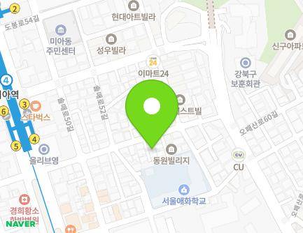 28-3 Dobong-ro 50-gil, Gangbuk-gu, Seoul, Republic of Korea Map