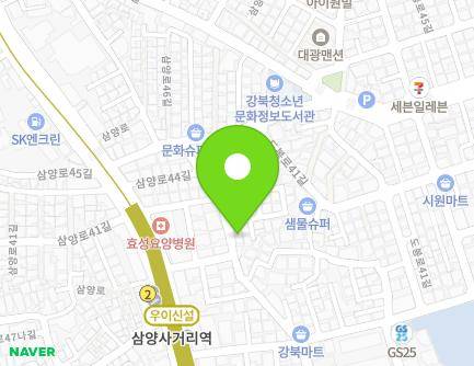 24 Samyang-ro 38ga-gil, Gangbuk-gu, Seoul, Republic of Korea Map