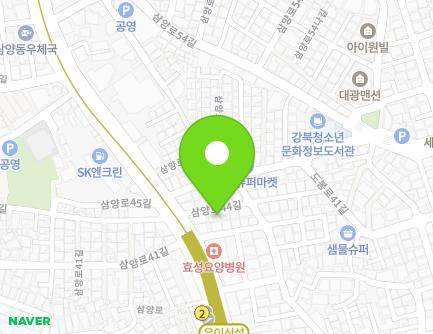 6 Samyang-ro 44-gil, Gangbuk-gu, Seoul, Republic of Korea Map