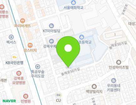 9 Solmae-ro 50ga-gil, Gangbuk-gu, Seoul, Republic of Korea Map