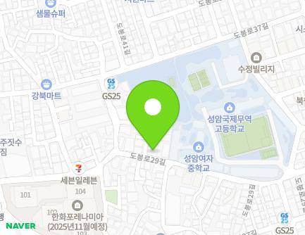 90 Dobong-ro 29-gil, Gangbuk-gu, Seoul, Republic of Korea Map