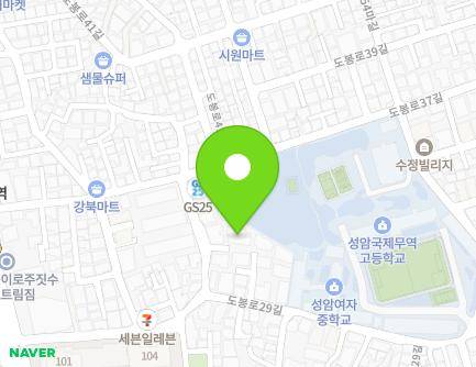 11-5 Samyang-ro 38ra-gil, Gangbuk-gu, Seoul, Republic of Korea Map