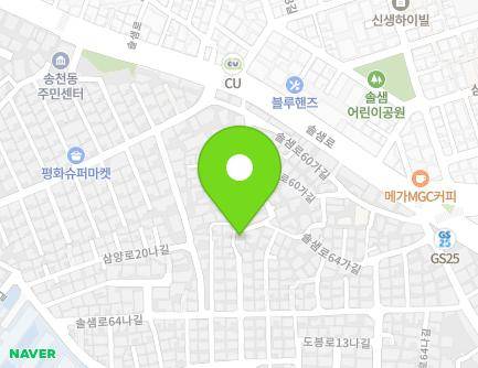 35 Solsaem-ro 64ga-gil, Gangbuk-gu, Seoul, Republic of Korea Map