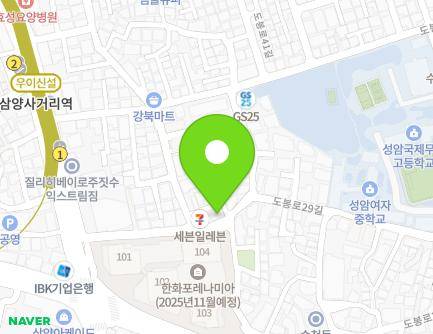 25 Samyang-ro 32na-gil, Gangbuk-gu, Seoul, Republic of Korea Map