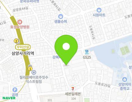 7 Samyang-ro 38na-gil, Gangbuk-gu, Seoul, Republic of Korea Map