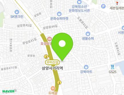 6-8 Samyang-ro 40-gil, Gangbuk-gu, Seoul, Republic of Korea Map