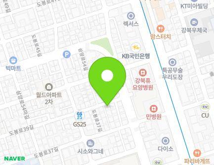 22-10 Dobong-ro 37-gil, Gangbuk-gu, Seoul, Republic of Korea Map