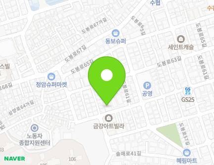 64 Dobong-ro 61-gil, Gangbuk-gu, Seoul, Republic of Korea Map