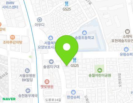 80 Dobong-ro 10-gil, Gangbuk-gu, Seoul, Republic of Korea Map