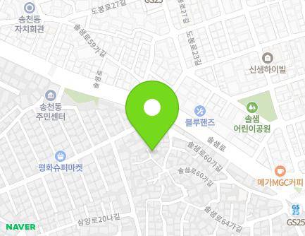 10-8 Solsaem-ro 60na-gil, Gangbuk-gu, Seoul, Republic of Korea Map