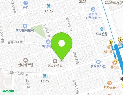 23-4 Solmae-ro 43-gil, Gangbuk-gu, Seoul, Republic of Korea Map