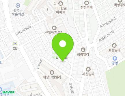 20-5 Opaesan-ro 52ma-gil, Gangbuk-gu, Seoul, Republic of Korea Map