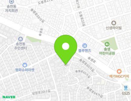 10-4 Solsaem-ro 60na-gil, Gangbuk-gu, Seoul, Republic of Korea Map