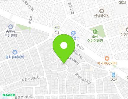 15 Solsaem-ro 60na-gil, Gangbuk-gu, Seoul, Republic of Korea Map