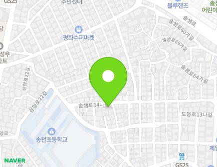 55 Solsaem-ro 64na-gil, Gangbuk-gu, Seoul, Republic of Korea Map