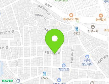 36-10 Solsaem-ro 64da-gil, Gangbuk-gu, Seoul, Republic of Korea Map