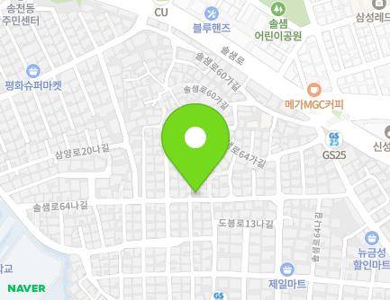 32 Solsaem-ro 64na-gil, Gangbuk-gu, Seoul, Republic of Korea Map