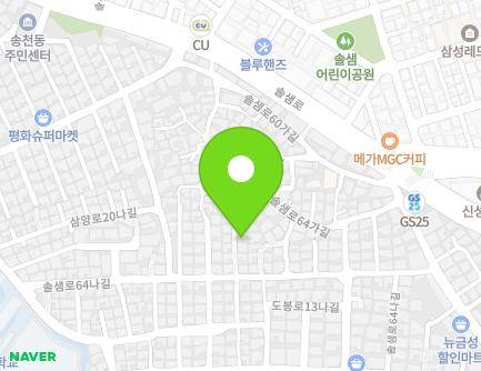 32-8 Solsaem-ro 64na-gil, Gangbuk-gu, Seoul, Republic of Korea Map