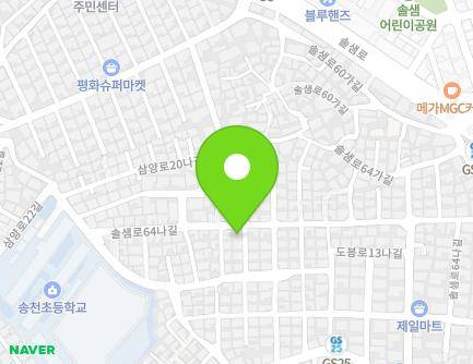 45 Solsaem-ro 64na-gil, Gangbuk-gu, Seoul, Republic of Korea Map