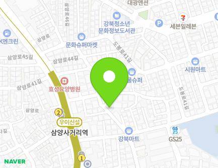 12 Samyang-ro 38ga-gil, Gangbuk-gu, Seoul, Republic of Korea Map