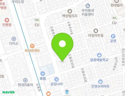 17-7 Dobong-ro 30-gil, Gangbuk-gu, Seoul, Republic of Korea Map