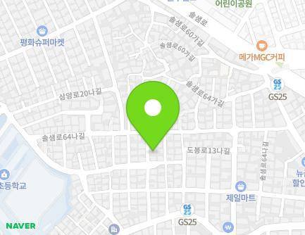 37-5 Solsaem-ro 64na-gil, Gangbuk-gu, Seoul, Republic of Korea Map