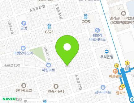 36 Solmae-ro 43-gil, Gangbuk-gu, Seoul, Republic of Korea Map