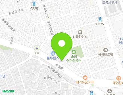 307 Solsaem-ro, Gangbuk-gu, Seoul, Republic of Korea Map