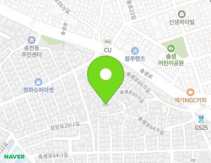 12-14 Solsaem-ro 60na-gil, Gangbuk-gu, Seoul, Republic of Korea Map